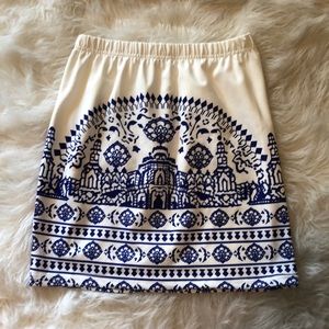 Patterned Bodycon Skirt